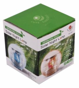 Dekoracyjna solarna lampka ogrodowa - kula
