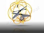 DUŻA LATAJĄCA KULA R/C 360° helikopter zdalnie sterowany (lot w każdym kierunku, super bezpieczna)