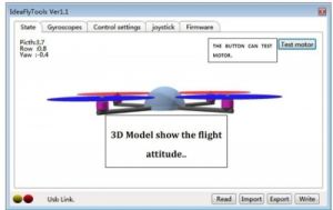 IFLY-4 z podstawką pod kamerę