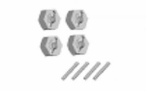 Wheel Hex Mount W/Pins 2x10 - 680016