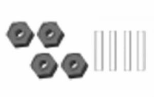 Wheel Hex  W/pins - 68020