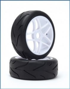 Koła VTEC 1/8 Off-Road Buggy -Racing Slick- wheel pre-mounted