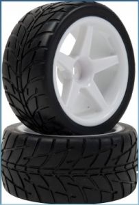 Koła przednie VTEC 1/10 Off-Road Buggy -Racing Slick- wheel pre-mounted