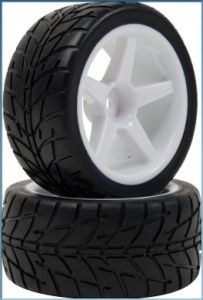 Koła tylne VTEC 1/10 Off-Road Buggy -Racing Slick- wheel pre-mounted