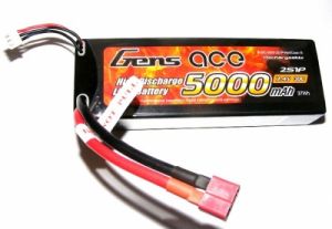 5000mAh 7.4V 30C Hardcase Gens Ace