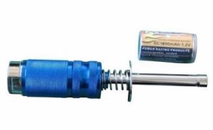 Klips krótki rozkręcany z akumulatorkiem Ni-MH 1800mAh i wskaźnikiem oraz ładowarką 200mAh