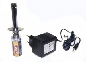 Klips krótki z akumulatorkiem 1800mAh i ładowarką 250mAh