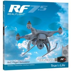 Symulator Drona Realflight RF7.5 Wireless Transmitter Interface Edition