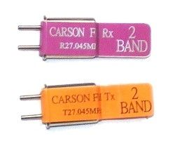 Para kwarców 27 MHz AM CH2 CARSON