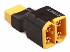 Adapter XT60 Series rozgałęziacz męski na 2 żeńskie