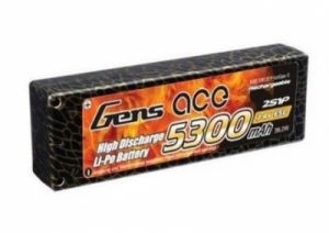 5300mAh 7.4V 65C HardCase Gens Ace