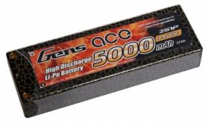 5000mAh 7.4V 65C HardCase Gens Ace