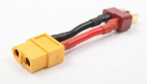 Adapter XT60 męski - T-Dean męski 12AWG 5cm
