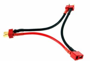 Adapter T-dean szeregowy rozgałęziacz żeński na 2 męskie