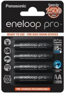 AA 1.2V 2500mAh Eneloop Pro