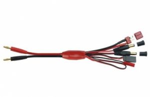 Multiadapter Banan 4mm - T-Dean/JST/JR/Jack