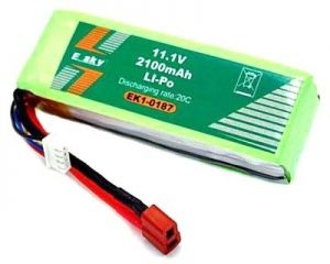 Pakiet LiPo 11.1V 2100mAh - EK1-0187 - 000179