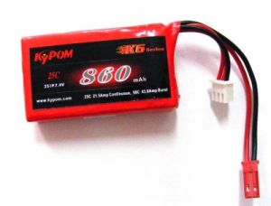 Kypom 7,4V 860mAh 25C