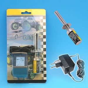 Klips krótki z akumulatorkiem Ni-MH 1800mAh i ładowarką