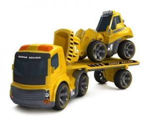 Zestaw Trailer Truck + Bulldożer