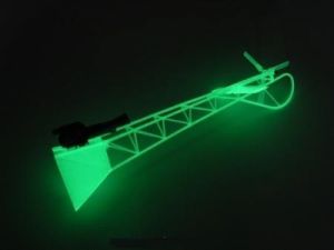 Xtreme - elastyczna kratownica ogonowa z makietą silnika fluor - ESL024